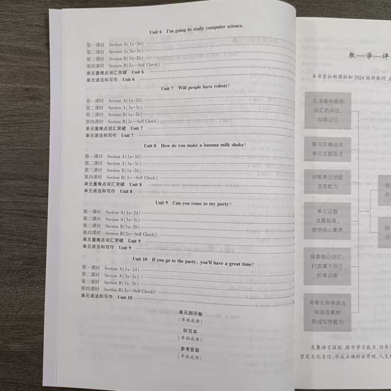 2025湖北专版勤学早八年级英语上册人教版赠听写本和测试卷及电子版答案