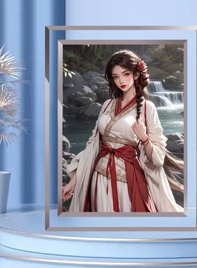 完美世界水晶玻璃相框火灵儿周边
