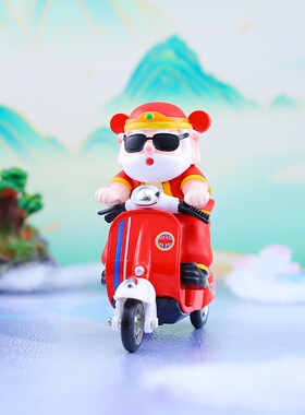 国潮热卖指定发财盲盒卡通可爱手办家居桌面摆件装饰新年礼品批发