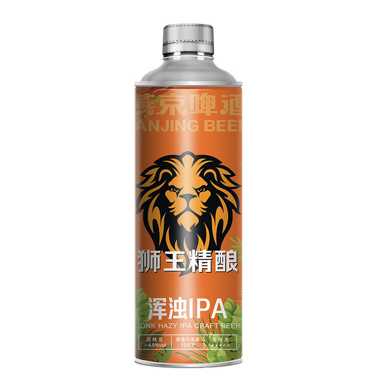 燕京狮王精酿白啤浑浊ipa13.5度1L*6整箱燕京啤酒官方旗舰店