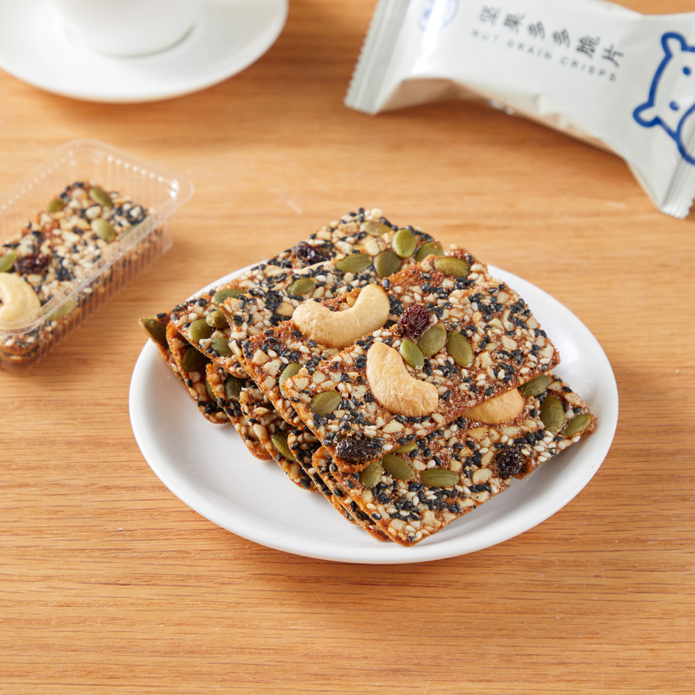 盒马 坚果多多脆片 400g坚果薄脆饼干休闲零食,淘宝优惠券,粉丝福利购,淘宝优惠卷