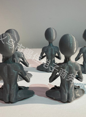 现货冥想的外星人树脂摆