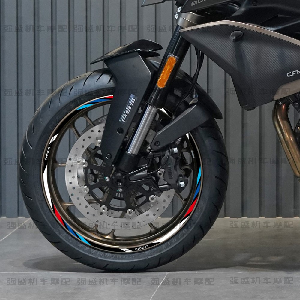 适用春风675SR/250sr/450SR/800NK反光轮毂贴纸改装内圈防水贴花 - 图3