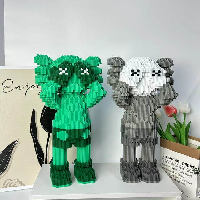 Violent bear building blocks tiny particles assembled educational building toys boys and girls adult birthday gifts internet celebrity ornaments