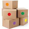 Colorful dot stickers kindergarten reward five-pointed star stickers