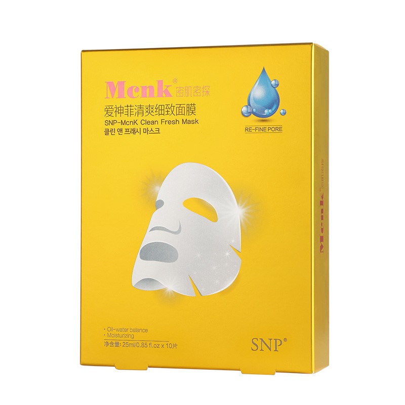 MCNK/密肌密探愛神菲清爽細致貼片面膜 水油平衡收縮毛孔保濕10片_密肌密探旗艦店_美容護膚/美體/精油