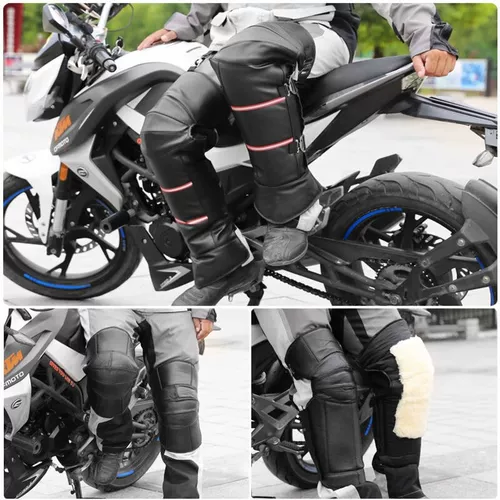 Удерживающие тепло наколенники, электромобиль подходит для мужчин и женщин для велоспорта, защищающие от холода гетры, шерстяное защитное снаряжение, защита транспорта, из натуральной кожи