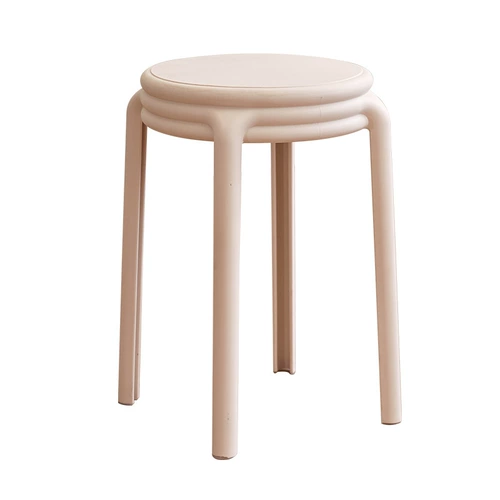 Momo Home Nordic Cream Stool Count Stul Creative Casual Stackable Living Room Стол для хранения