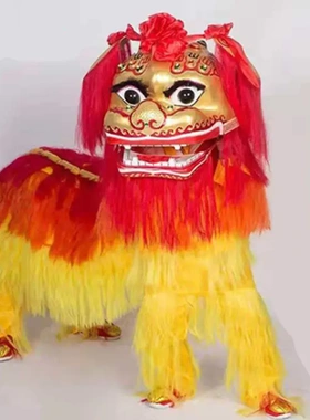 舞狮北狮整套北京狮子舞龙双人