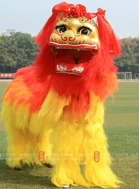 笑脸北京狮子单人双人舞狮子头