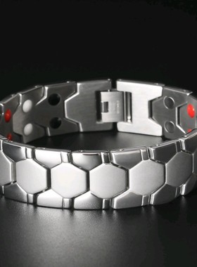 欧美热卖男士可拆卸磁石手链