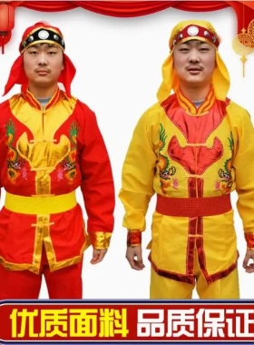 锣鼓腰鼓服威风敲锣打鼓鼓服