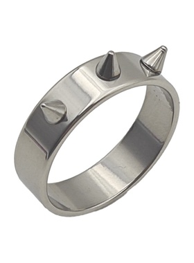 欧美风防身暗器扳指霸气情侣戒指3钉尖紧急防卫指环随身防狼武器