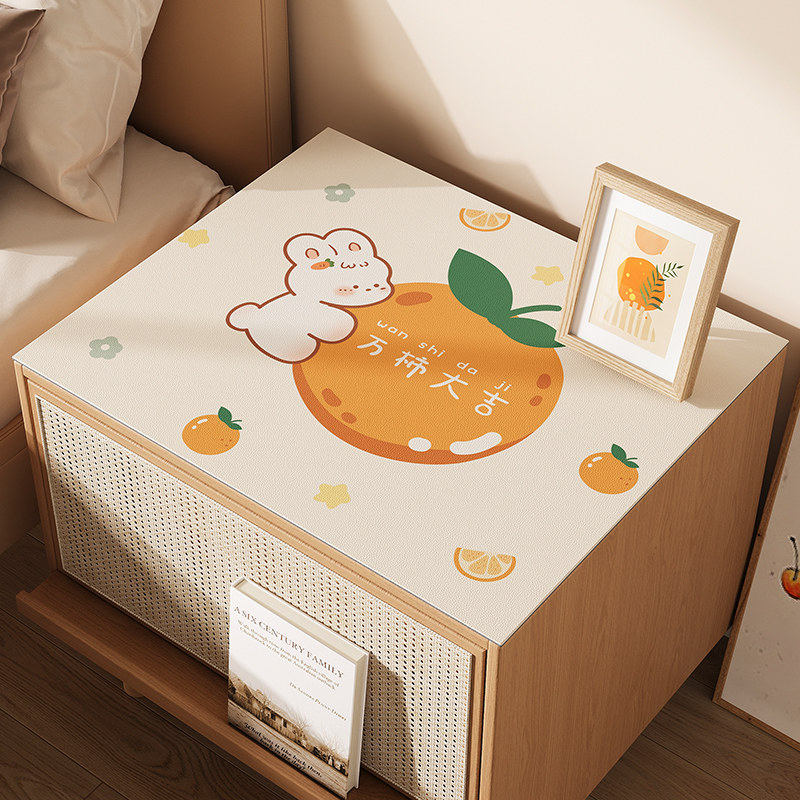 床头柜防烫防水保护垫子冰箱防尘罩盖布现代简约免洗防油桌布盖垫,淘宝优惠券,粉丝福利购,淘宝优惠卷