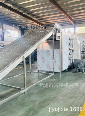 清洗沥水烘干流水线 新梅果脯成套加工设备 西梅清洗风干设备
