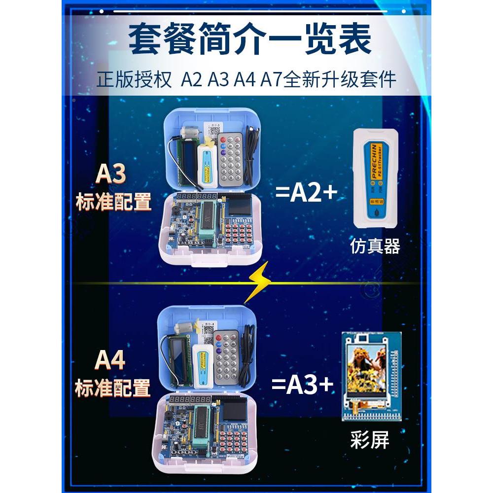 普51单片机学板习板开发中板stc89c5实验江科大2C51单片GQH机diy-图1