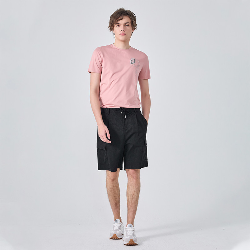 LIU·JO UOMO男士 夏季款休闲舒适抽绳系带工装风短裤休闲裤,淘宝优惠券,粉丝福利购,淘宝优惠卷
