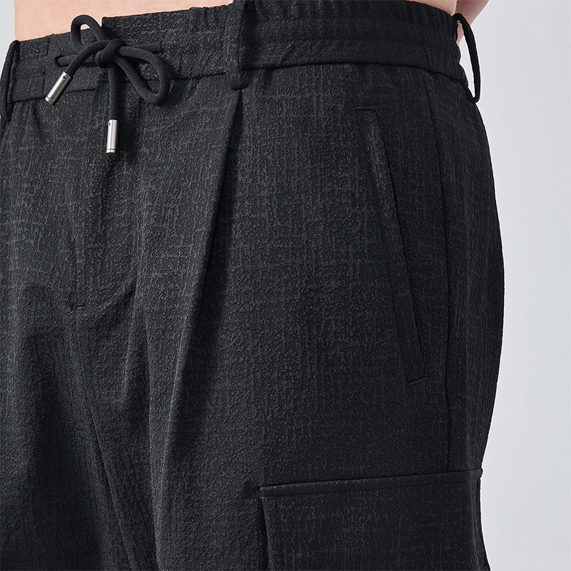 LIU·JO UOMO男士 夏季款休闲舒适抽绳系带工装风短裤休闲裤,淘宝优惠券,粉丝福利购,淘宝优惠卷