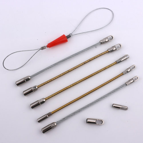 穿线器配件弹簧钢丝头引线器连接头穿管器子弹头绑线速紧器好易拉 - 图3