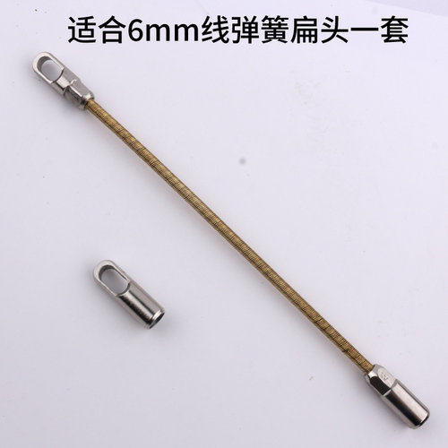 穿线器配件弹簧钢丝头引线器连接头穿管器子弹头绑线速紧器好易拉 - 图0