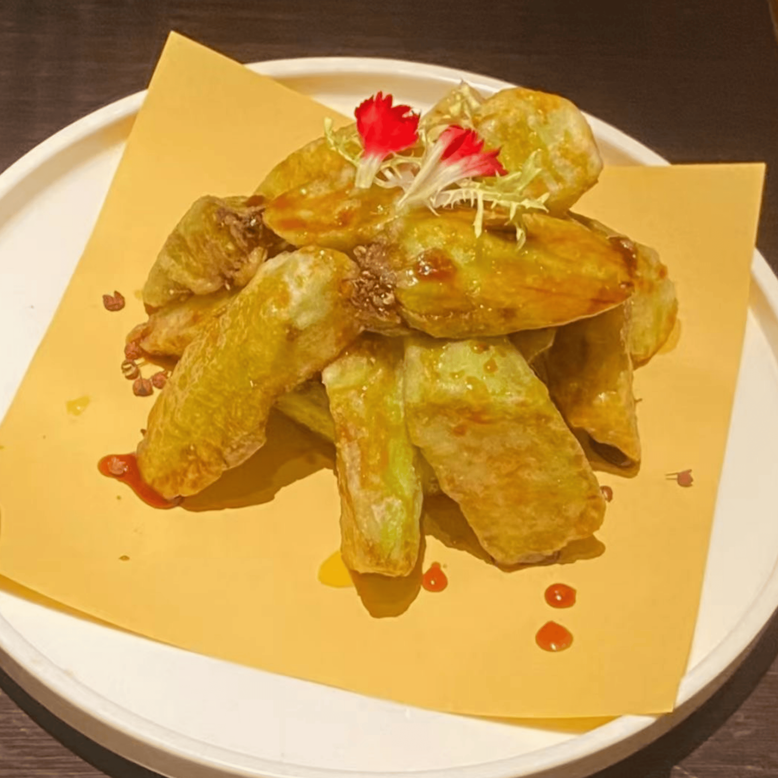 优铭冰川茄子脆皮裹粉油炸小吃230g酒店餐厅特色菜私房菜商用食材,淘宝优惠券,粉丝福利购,淘宝优惠卷