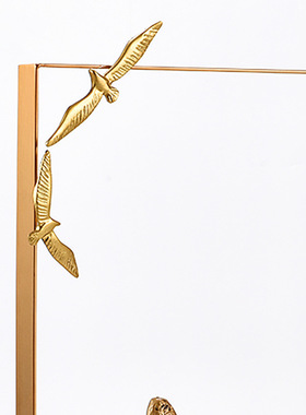 新中式飞雁样板间玄关家居饰品摆件金属家具软装配饰酒店大厅装饰