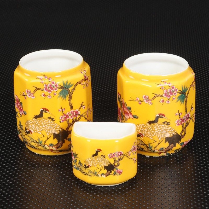 鸟碗八哥鹩哥鸟食杯陶瓷画眉鸟食罐八角杯水缸盒槽鸟笼杯配件包邮,淘宝优惠券,粉丝福利购,淘宝优惠卷