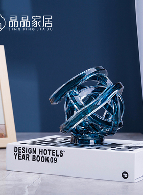 客厅玄关酒柜餐厅装饰品摆件书房桌面玻璃软装家居工艺品结婚礼物