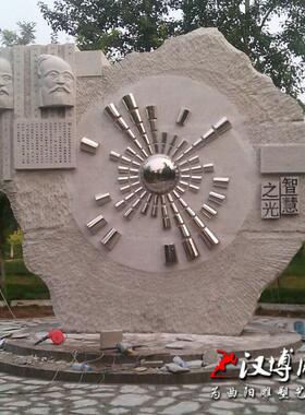 古代名人公休仪人物雕塑玻璃钢仿铜雕塑户外公园景观大型广场雕塑
