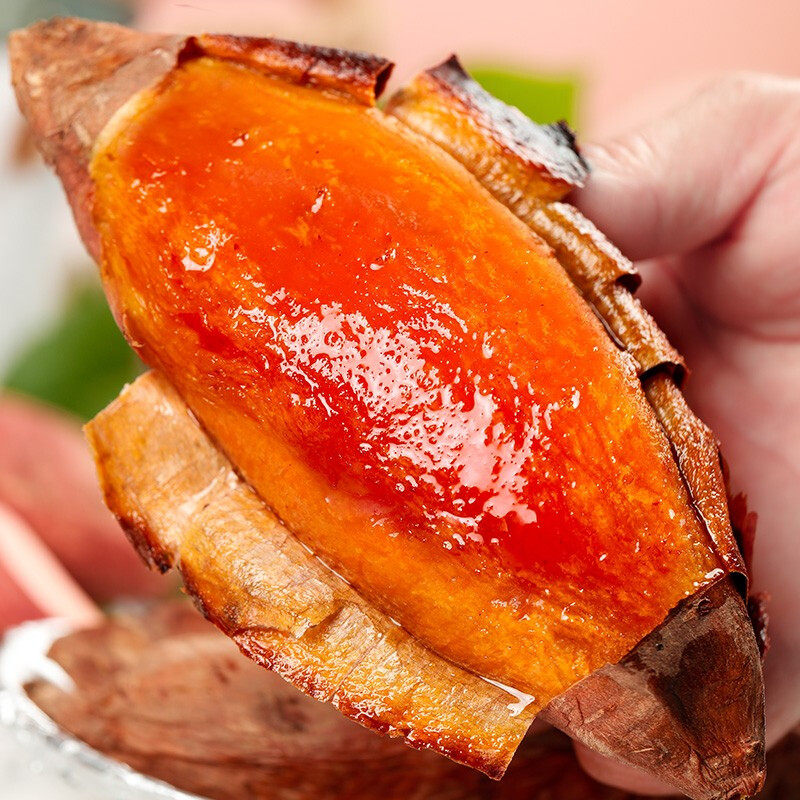 正宗山东烟薯25号糖心红薯新鲜蜜薯9斤番薯农家沙地烤地瓜整箱装 - 图3