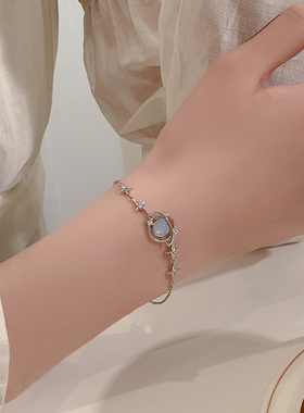 蓝色星球细手链轻奢小众
