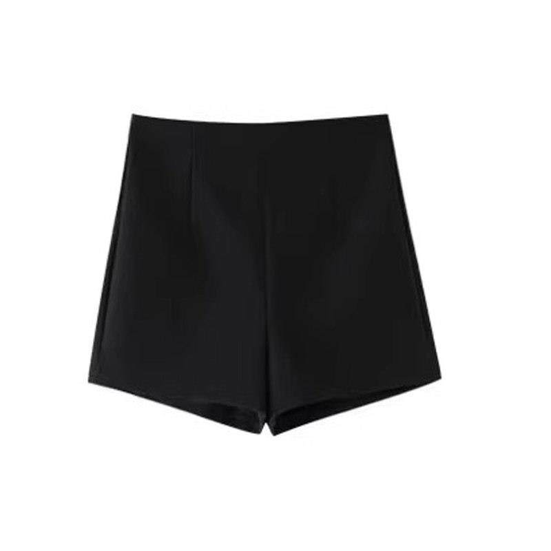 黑色高腰短裤女春秋冬新款加厚休闲辣妹女团打底裤显瘦a字裤热裤,淘宝优惠券,粉丝福利购,淘宝优惠卷