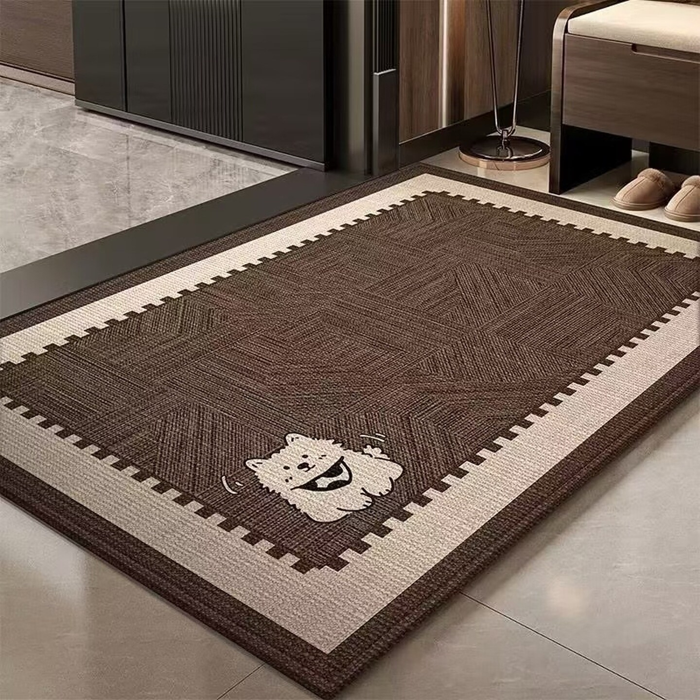 Special kitchen floor mats are non-slip, anti-oil and water-absorbent, high-end carpets, wipeable, washable and stain-resistant foot mats, washable entry doors