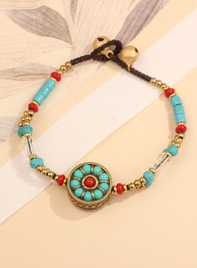 新中式民族风双层编织手链