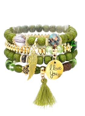 波西米亚多层串珠手链异域风