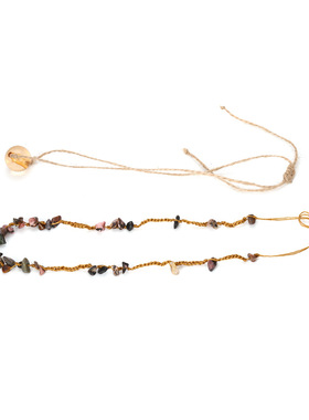 波西米亚民族风纯手工编织项链