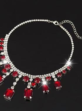 法式复古水滴项链女宫廷港风