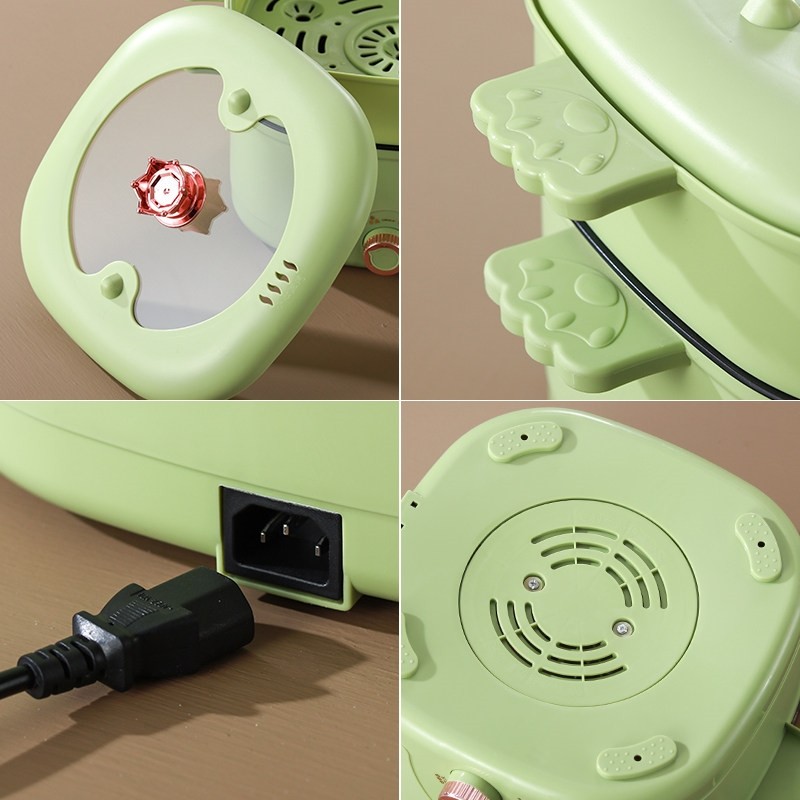 加厚方形电热锅家用电炒锅一体蒸煮锅学生宿舍小电饭煲煮多功能电,淘宝优惠券,粉丝福利购,淘宝优惠卷