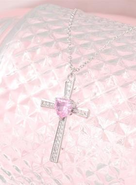 Cross border diamond pendant necklace elegant jewelry欧美
