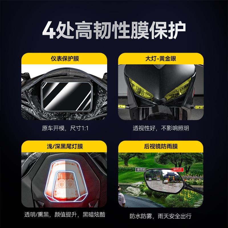 适用24款本田CBR650R仪表显示屏贴纸TPU保护贴膜摩托车膜改装配件 - 图1