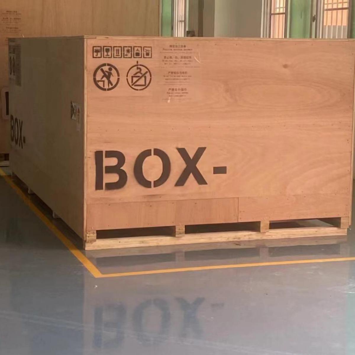 东莞大型贴面板免熏蒸木箱出口木箱支持来图来样整体受力木箱 - 图1