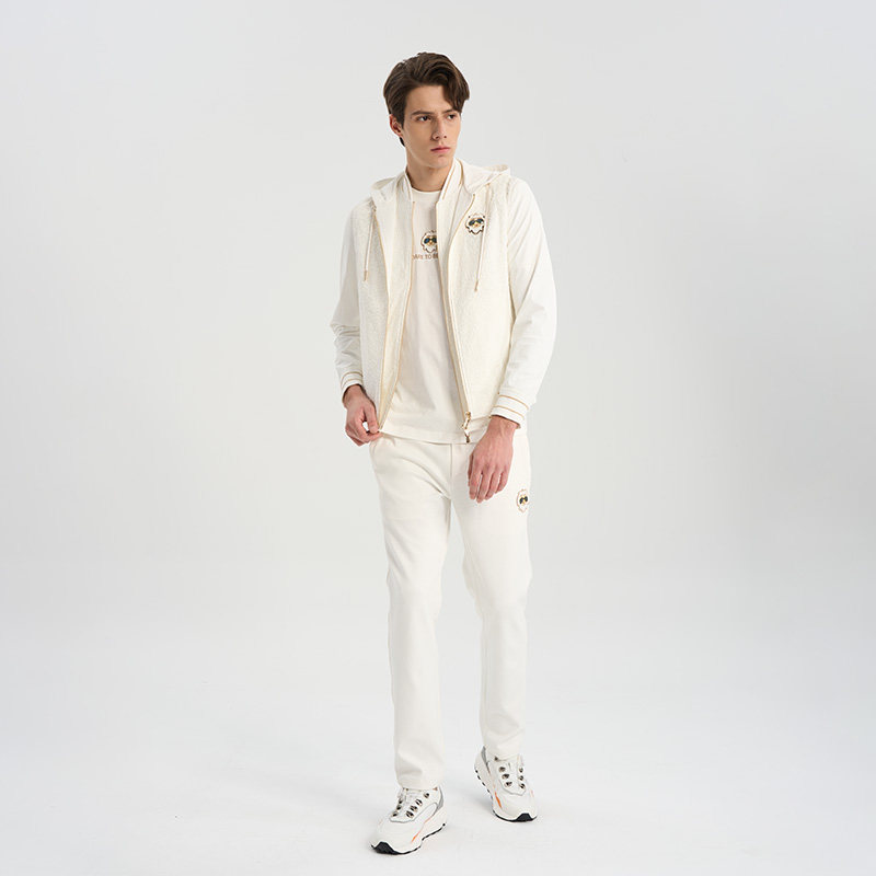 RARE Weiya White Hooded Casual Vest