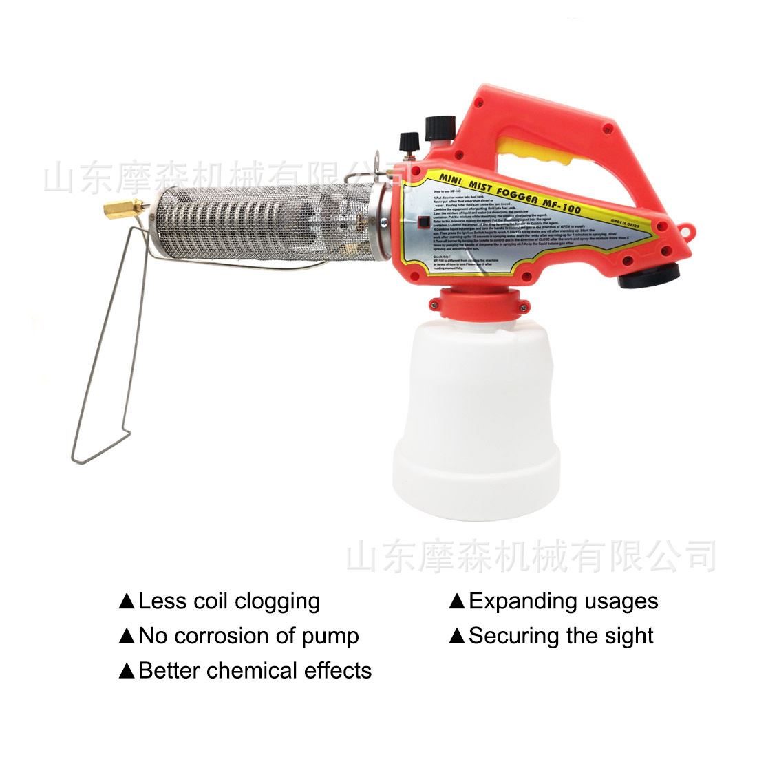 工厂直发便携式热雾烟雾机 手持式牛场消杀热雾机 MF100烟雾机 - 图2