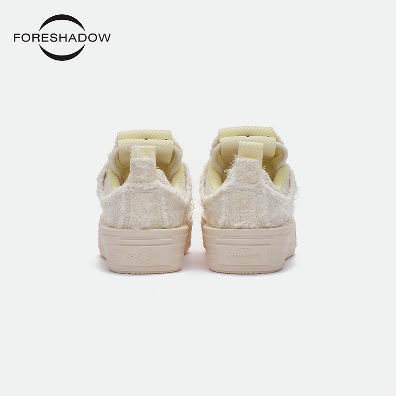 【限时返场】FORESHADOW 2.0”25春新品麦穗时尚厚底百搭帆布鞋女