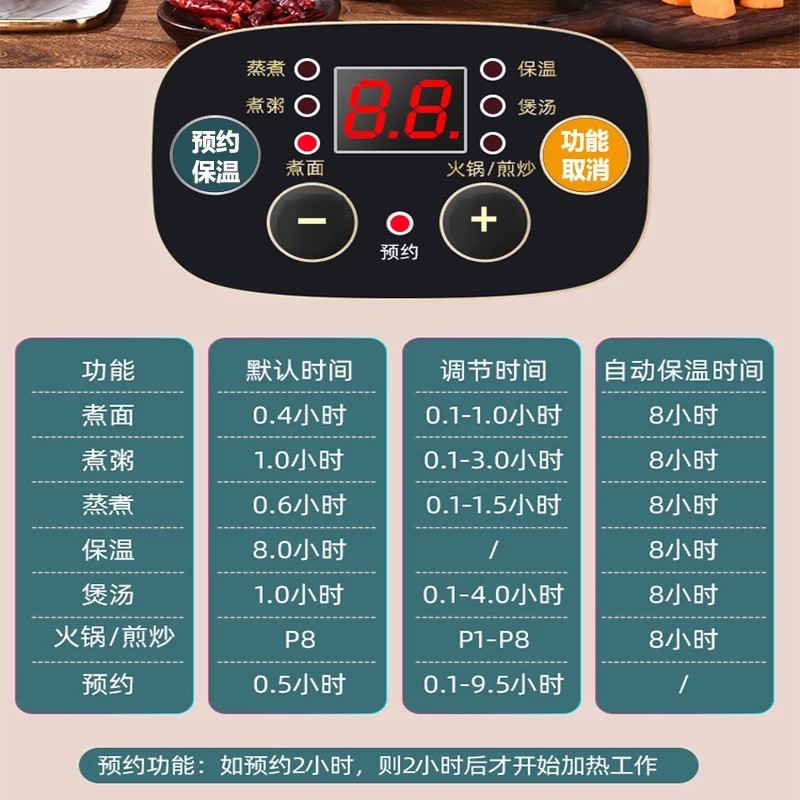 电蒸锅家用多功能一体大容量多层火锅电煮锅学生宿舍智能煮面电热,淘宝优惠券,粉丝福利购,淘宝优惠卷