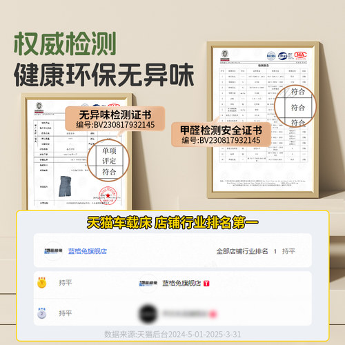 蓝格兔适用特斯拉床垫记忆棉modely专用露营model3睡垫后备箱后排 - 图0