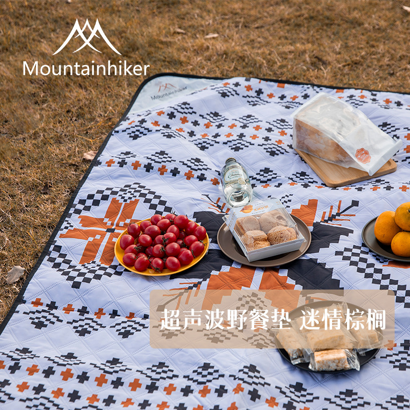 山之客MountainHiker户外露营加厚防潮垫野餐垫铝膜垫子地垫坐垫 - 图2