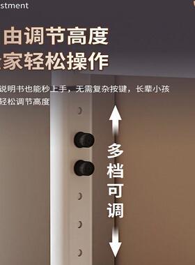 贝肯特升降桌手摇升降桌电脑桌学习桌书桌家用台式写字桌电脑桌