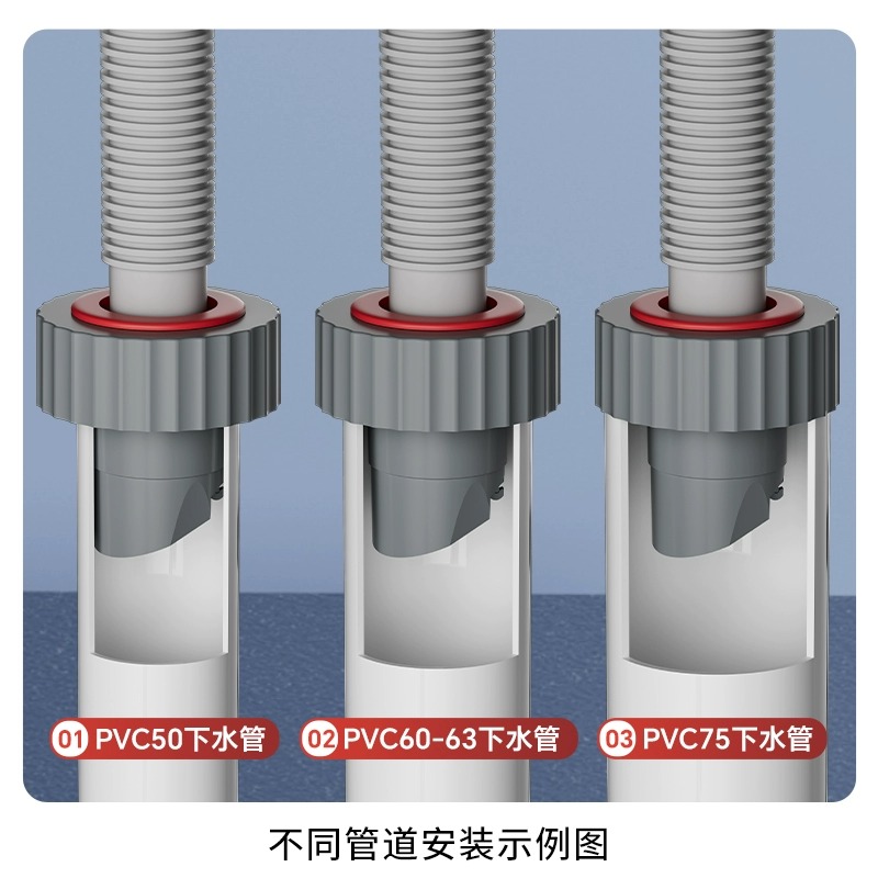 下水管防返臭神器管道防臭密封塞厨房洗菜盆台盆排水管通用堵口器