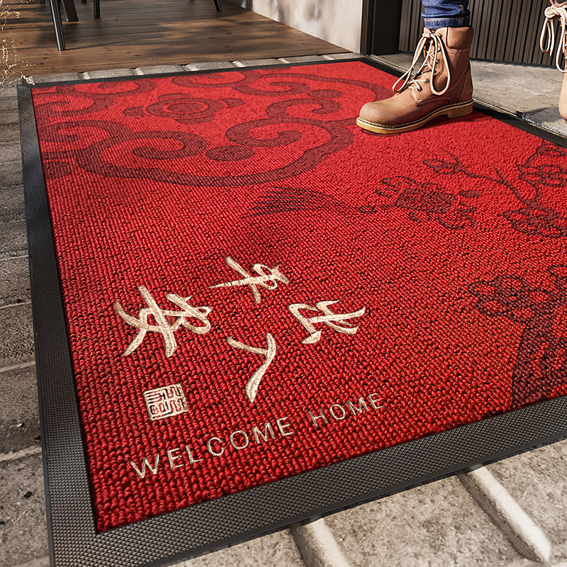 入户门地垫红色高级大门口进门耐脏免洗脚垫别墅豪宅高端地毯定制,淘宝优惠券,粉丝福利购,淘宝优惠卷